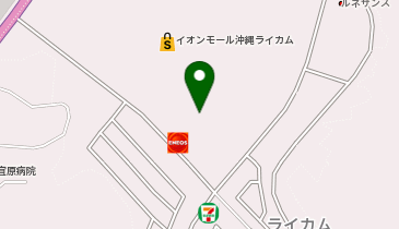 ワークマン #ワークマン女子 イオンモール沖縄ライカム店の地図画像