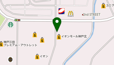 ワークマン Workman Colors イオンモール神戸北店の地図画像