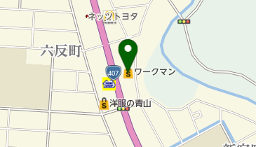 ワークマン 東松山店の地図画像