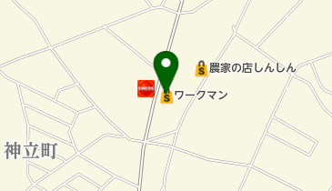 ワークマン 土浦神立店の地図画像