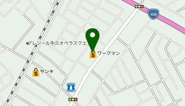 WORKMAN Plus 牛久店の地図画像