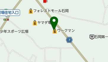 WORKMAN Plus 石岡店の地図画像