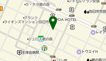 もち吉 四日市店の地図画像