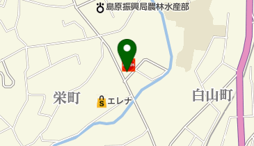 もち吉 島原店の地図画像