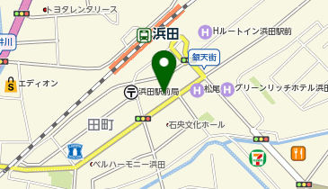 もち吉 浜田店の地図画像