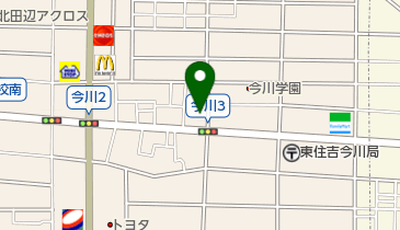 もち吉 東住吉店の地図画像