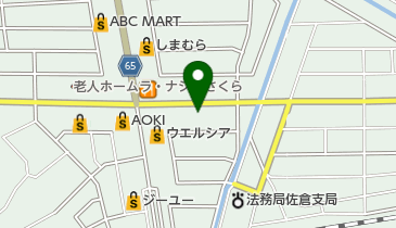 もち吉 佐倉店の地図画像