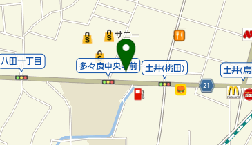 もち吉 土井店の地図画像