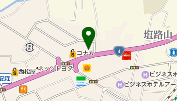 もち吉 白河店の地図画像