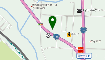 もち吉 上田店の地図画像