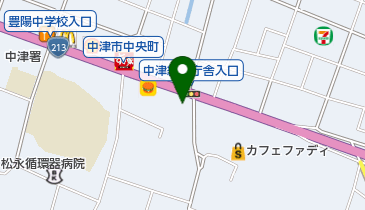 もち吉 中津店の地図画像