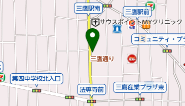 もち吉 三鷹店の地図画像