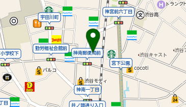 ABC-MART 渋谷神南店の地図画像