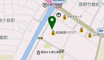 ABC-MART 洛北阪急スクエア店の地図画像