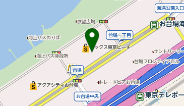 ABC-MART お台場デックス東京ビーチ店の地図画像