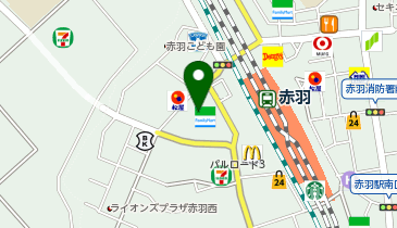 ABC-MART 赤羽ビビオ店の地図画像