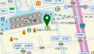 ABC-MART GRAND STAGE GRAND STAGE札幌ステラプレイス店の地図画像