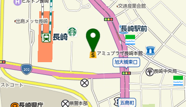 ABC-MART GRAND STAGE GRAND STAGEアミュプラザ長崎店の地図画像