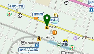 ABC-MART 調布パルコ店の地図画像