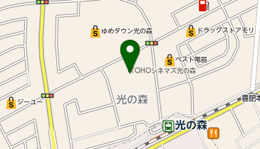 ABC-MART ゆめタウン光の森店の地図画像