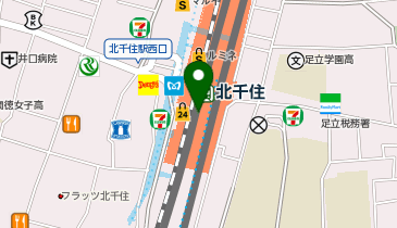 ABC-MART GRAND STAGE GRAND STAGEルミネ北千住店の地図画像