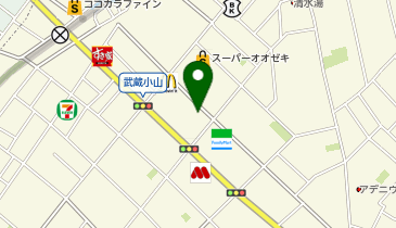ABC-MART 武蔵小山店の地図画像