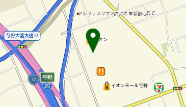 ABC-MART イオンモール与野店の地図画像