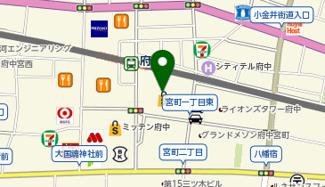 ABC-MART 府中くるる店の地図画像