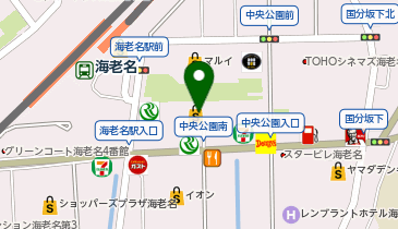ABC-MART 海老名ビナウォーク店の地図画像