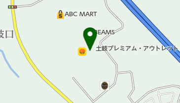 ABC-MART Hawkins 土岐プレミアム・アウトレット店の地図画像