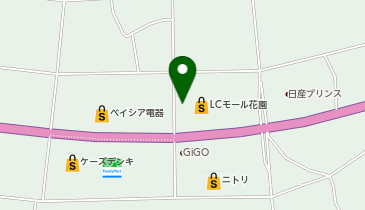 ABC-MARTアウトレット アウトレットLCモール花園店の地図画像