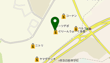 ABC-MART ぐりーんうぉーく多摩店の地図画像