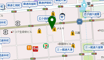 ABC-MART 栄スカイル店の地図画像