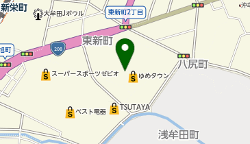 ABC-MART ゆめタウン大牟田店の地図画像