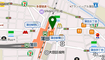 ABC-MART グランデュオ蒲田店の地図画像