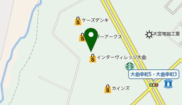 ABC-MART インターヴィレッジ大曲店の地図画像