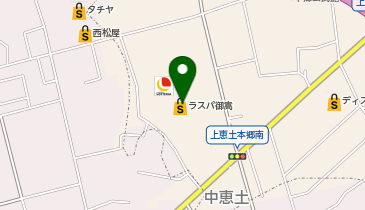 ABC-MART ラスパ御嵩店の地図画像
