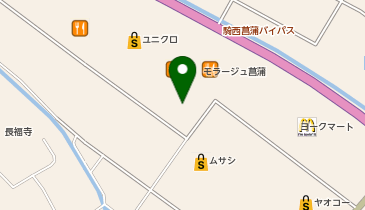 ABC-MART モラージュ菖蒲店の地図画像