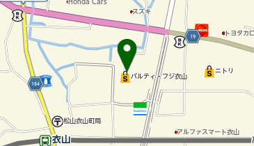 ABC-MART パルティ・フジ衣山店の地図画像