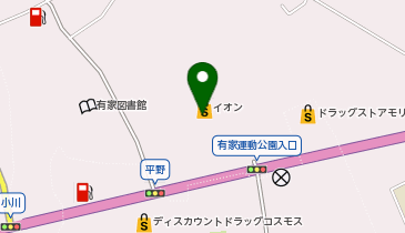 ABC-MART イオン有家店の地図画像