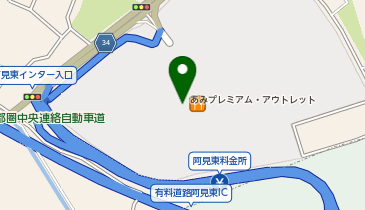 HAWKINS/VANS/その他のアウトレット ナイキ オンリー・ショップあみプレミアム・アウトレット店の地図画像