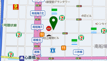 ABC-MART 南船場店の地図画像