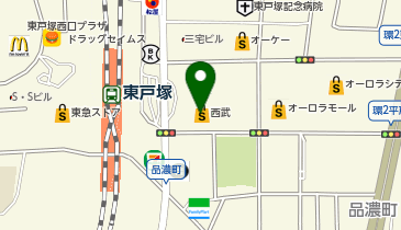 ABC-MART 西武東戸塚店の地図画像