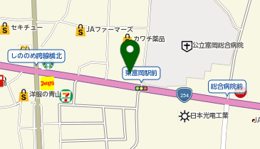ABC-MART 富岡店の地図画像