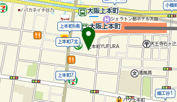 ABC-MART 上本町YUFURA店の地図画像
