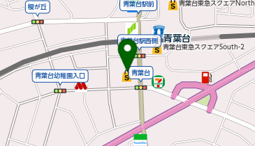 ABC-MART 青葉台東急スクエア店の地図画像