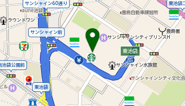 ABC-MART 池袋サンシャインシティ店の地図画像