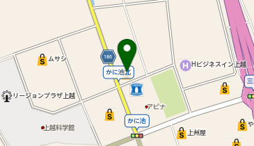ABC-MART アークプラザ上越店の地図画像