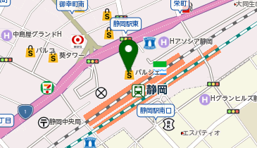 ABC-MART 静岡パルシェ店の地図画像