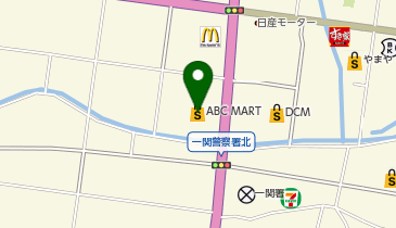ABC-MART 岩手一関店の地図画像